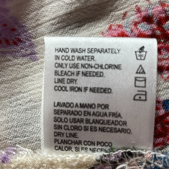 Patrons of Peace Boho Floral Front Wrap Maxi Dress S EUC - Picture 12 of 15